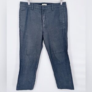 Helmut Lang Men's Black/Gray Cotton Twill Pants 707HM210 Made in USA Size 34